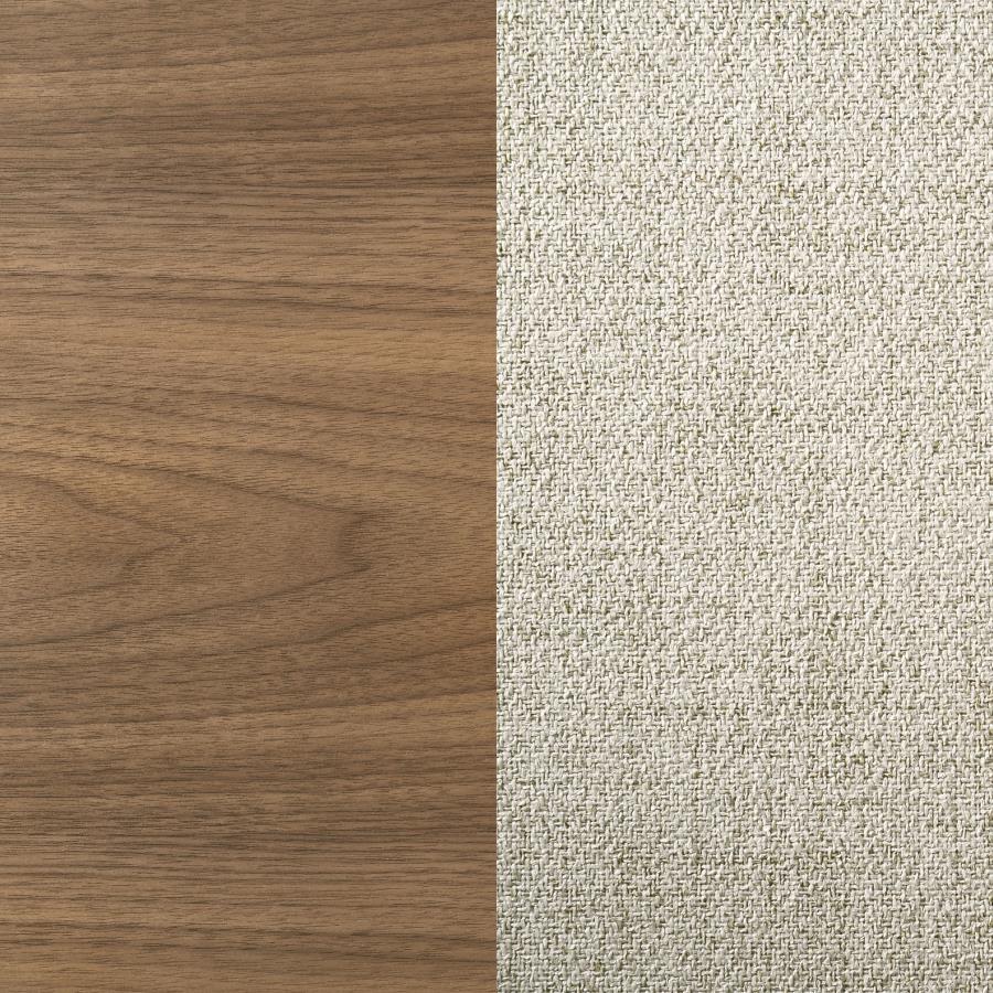 CRESTMORE 7-PIECE RECTANGULAR DINING TABLE SET WALNUT