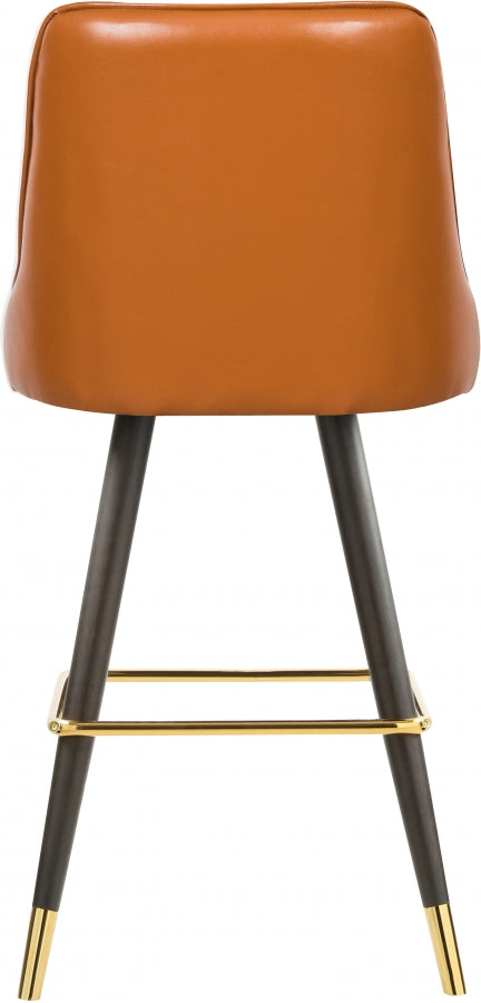 Portnoy Faux Leather Bar | Counter Stool SKU: 908Cognac-C