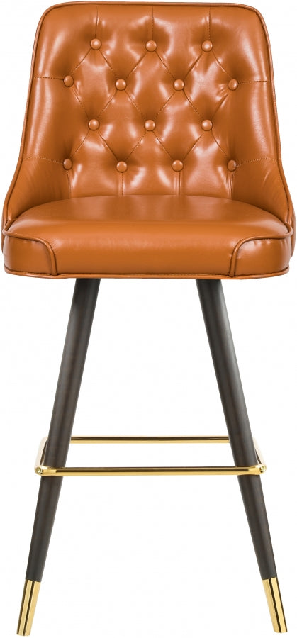 Portnoy Faux Leather Bar | Counter Stool SKU: 908Cognac-C