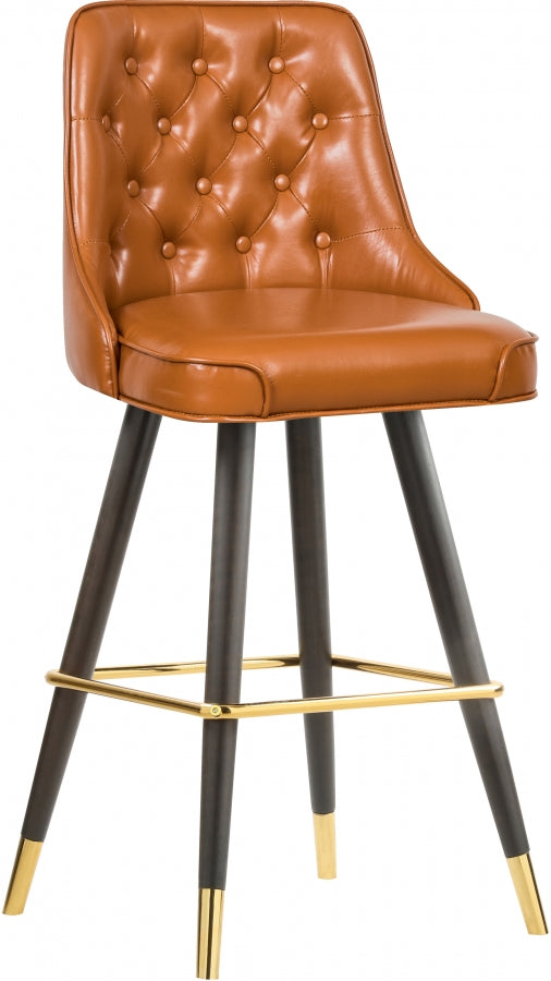 Portnoy Faux Leather Bar | Counter Stool SKU: 908Cognac-C