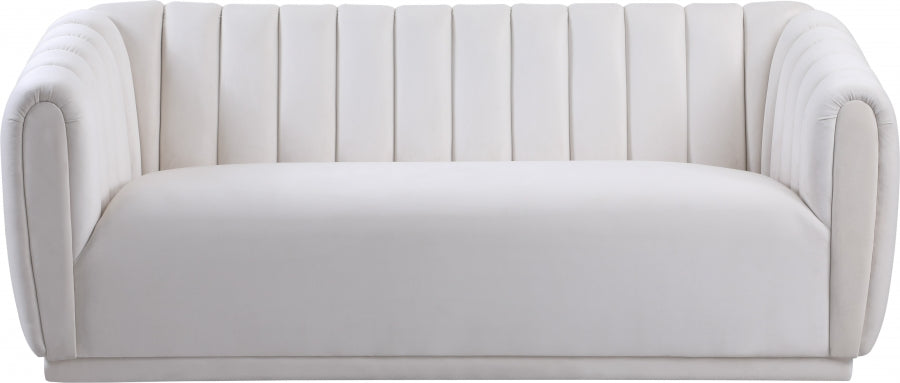 Dixie Velvet Sofa SKU: 674Cream-S