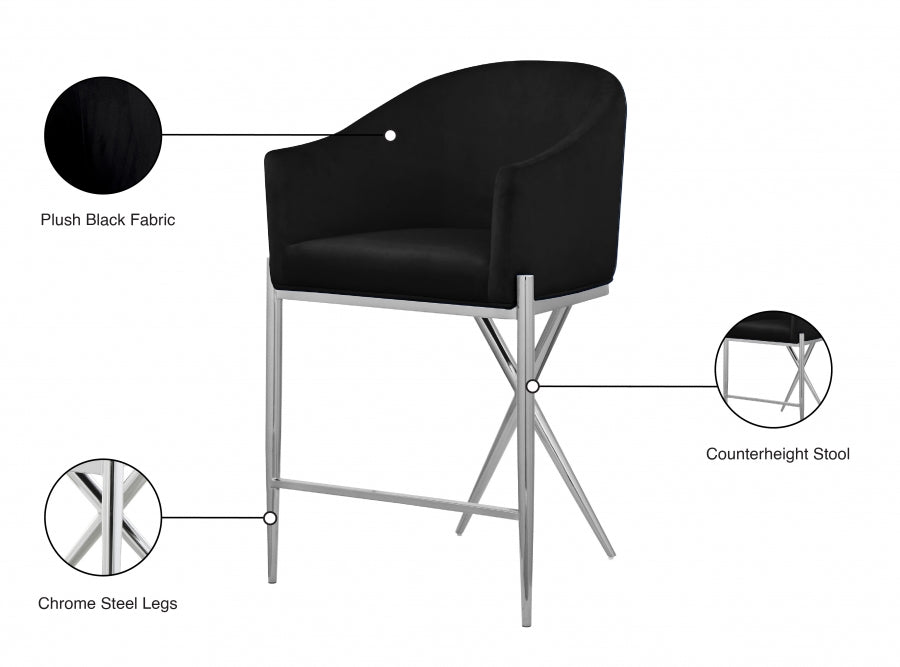 Xavier Counter Stool SKU: 866Navy-C