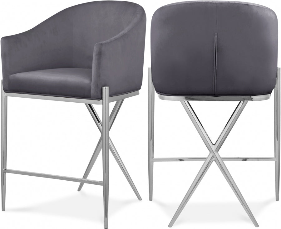Xavier Counter Stool SKU: 866Navy-C