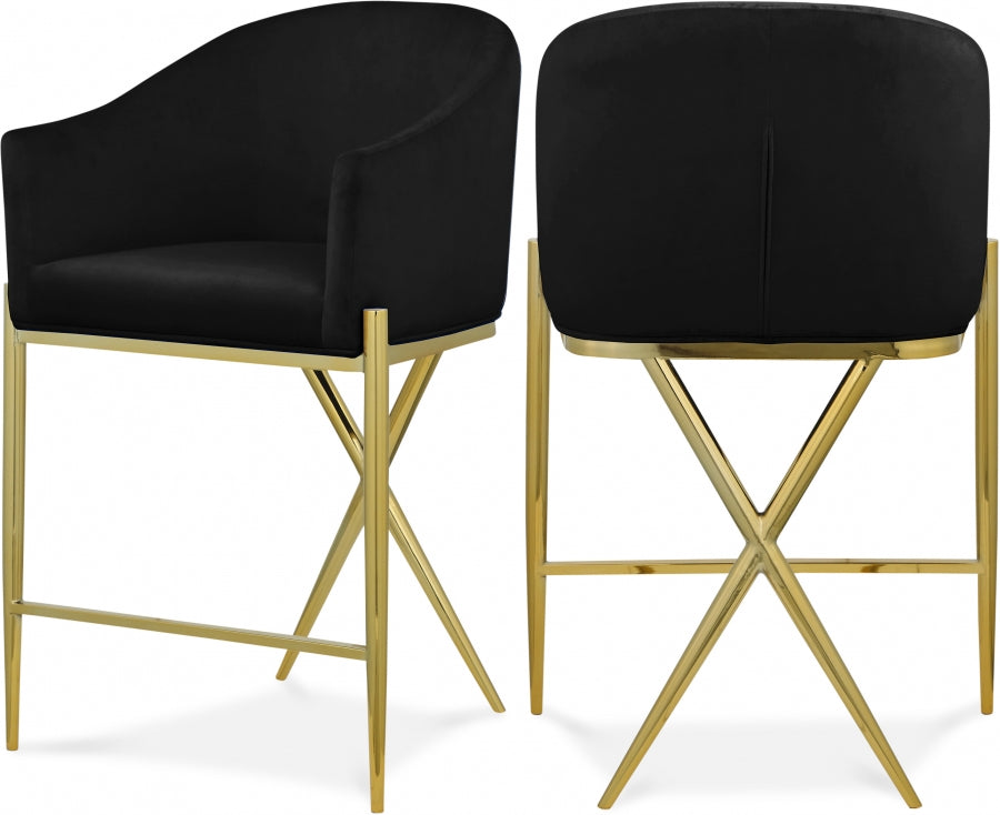 Xavier Counter Stool SKU: 866Navy-C