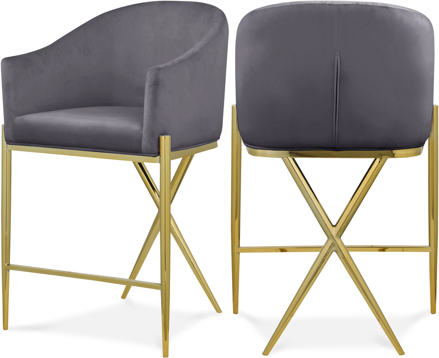 Xavier Counter Stool SKU: 866Navy-C