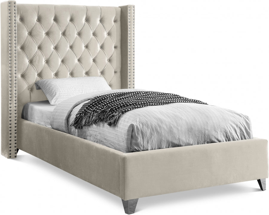 Aiden Velvet Bed SKU: AidenPink-T