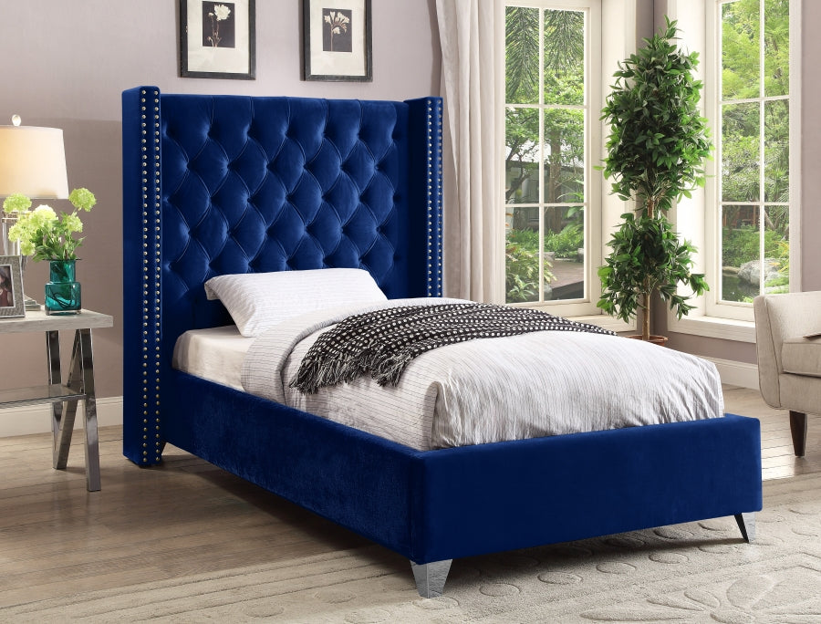 Aiden Velvet Bed SKU: AidenPink-T