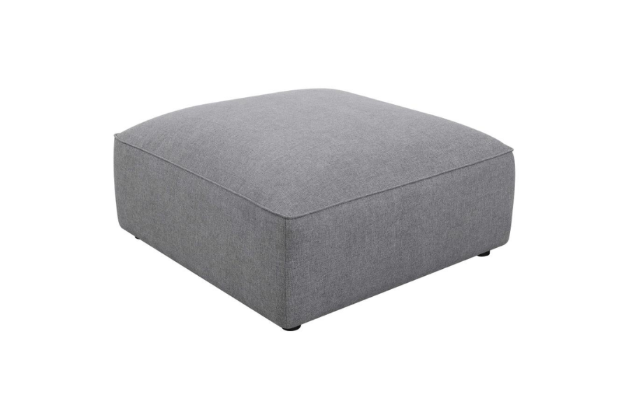Seccional modular tapizado Jennifer de 6 piezas gris 551594-SET