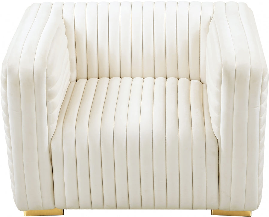 Ravish Velvet Chair SKU: 640Grey-C