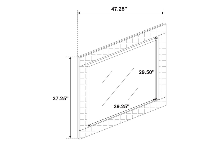 Juego de dormitorio Ives Eastern King de 4 piezas en blanco de alto brillo 224941KE-S4 Próximamente