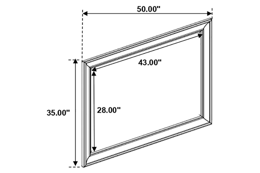 Juego de dormitorio de 5 piezas Alderwood Eastern King en gris francés 223121KE-S5