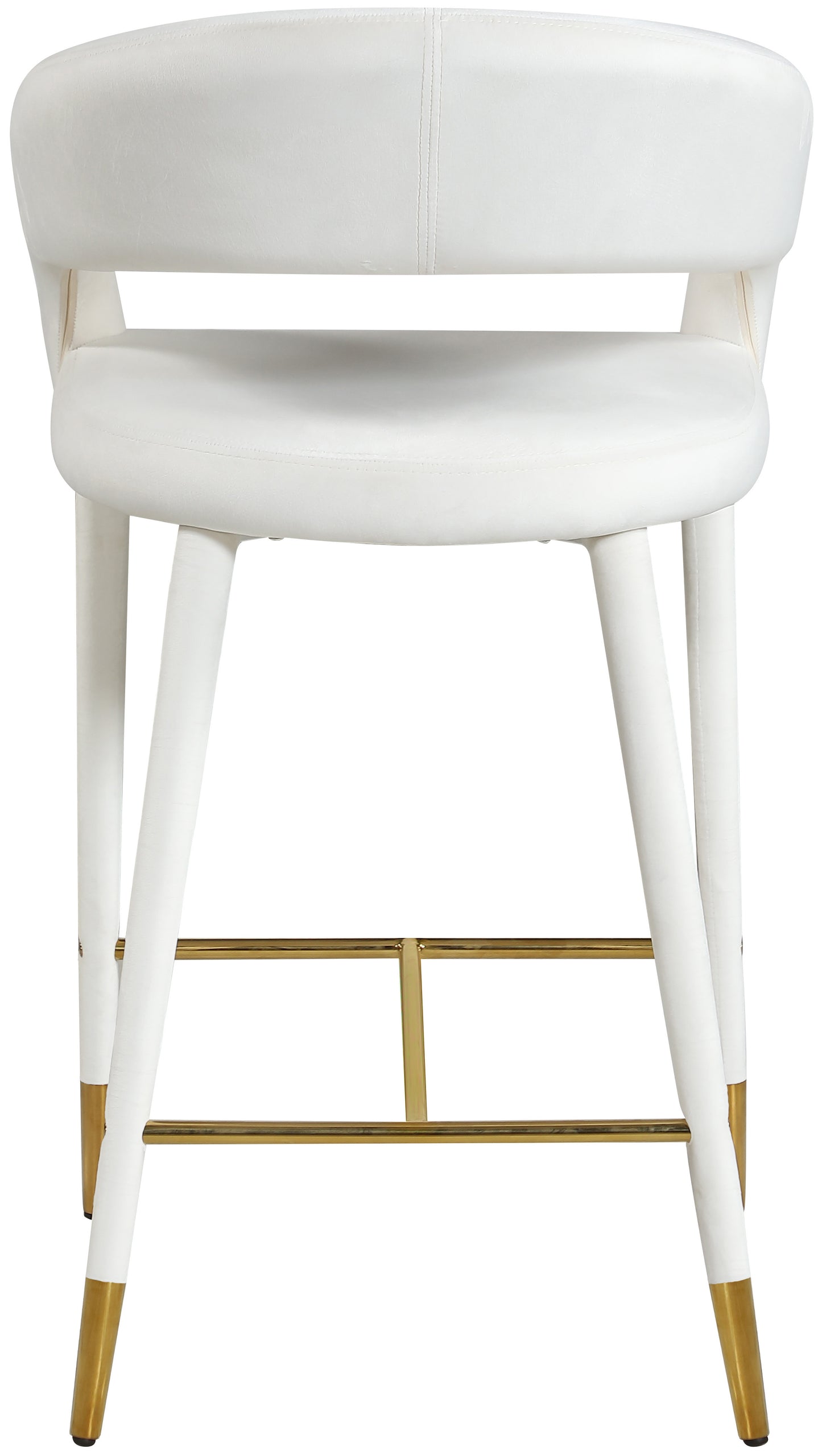 Destiny Velvet Stool SKU: 540Cognac-C