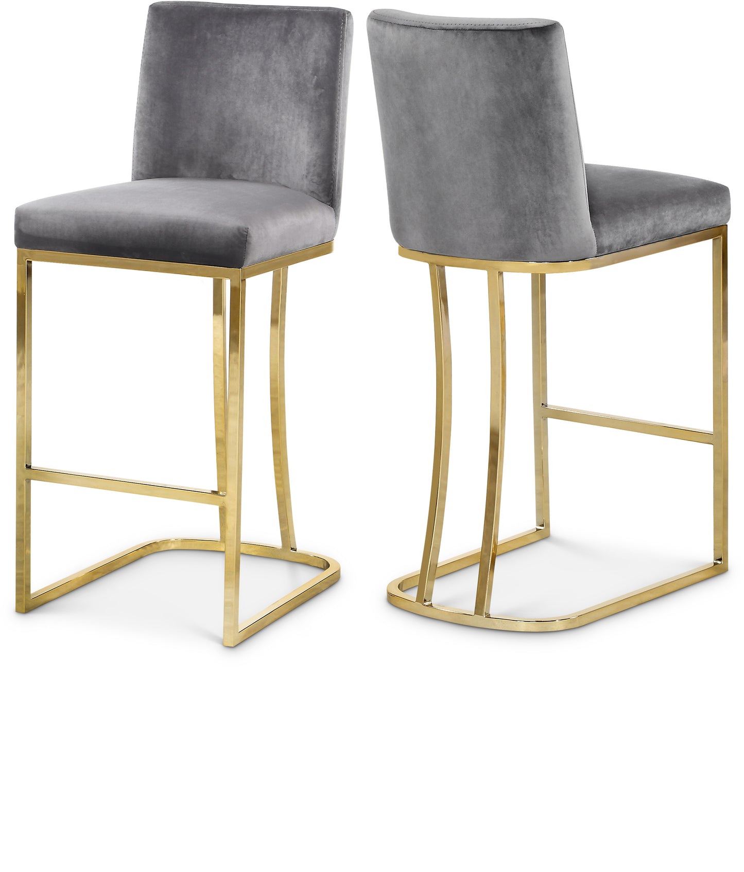 Heidi Velvet Counter Stool SKU: 777Pink-C