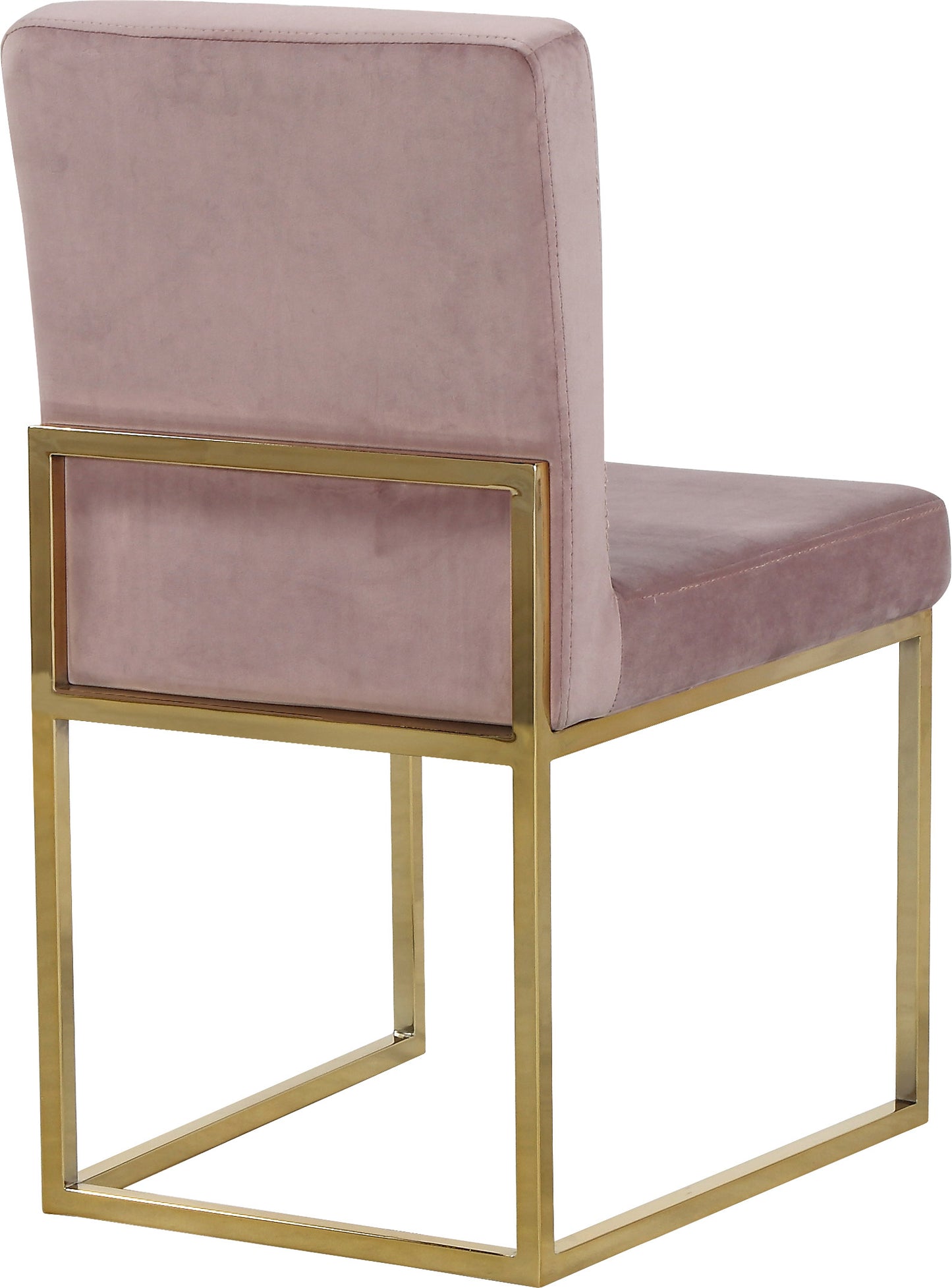 Giselle Velvet Dining Chair SKU: 778Pink-C