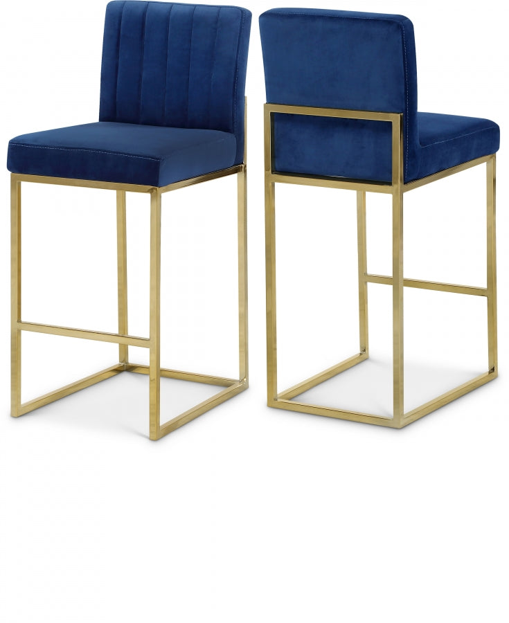 Giselle Velvet Counter Stool SKU: 781Green-C