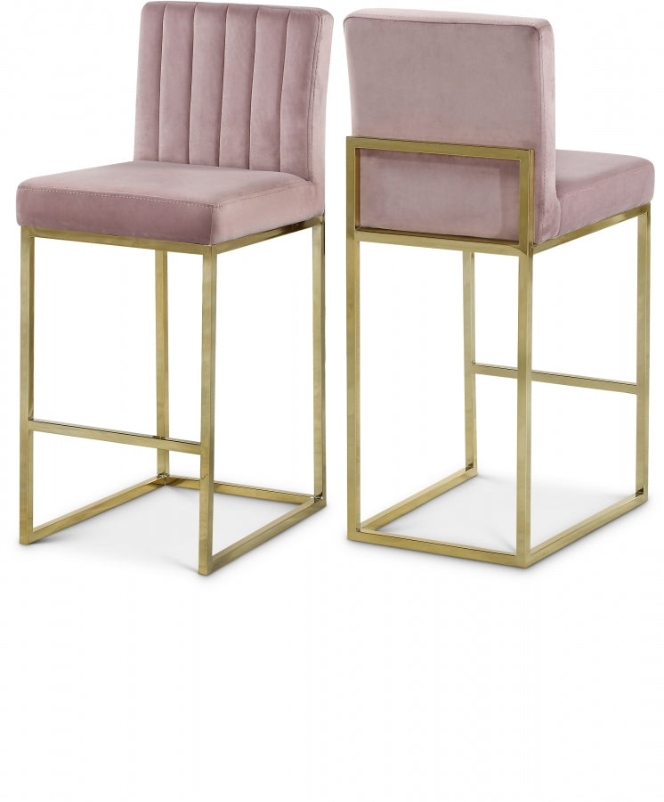 Giselle Velvet Counter Stool SKU: 781Green-C