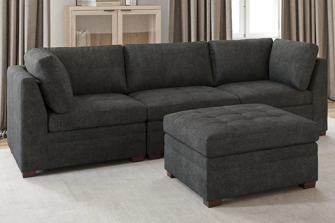 Thomasville Tisdale Modular Sectional 4 -piece Color light Gray