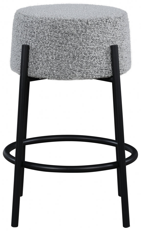 Avalon Boucle Fabric Counter Stool SKU: 821Grey-C