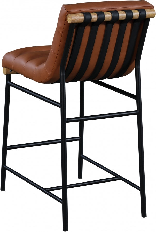 Burke Faux Leather Counter Stool SKU: 857Black-C