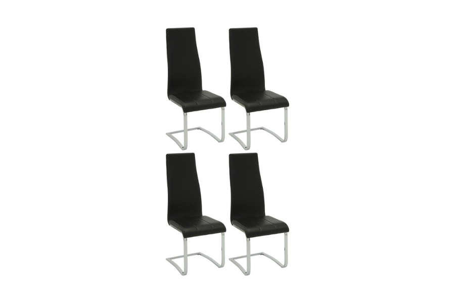 Montclair Upholstered Dining Side Chair Grey (Set of 4) 100515GRY