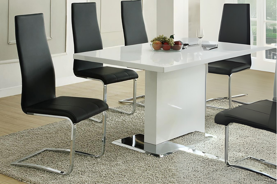 Montclair Upholstered Dining Side Chair Grey (Set of 4) 100515GRY