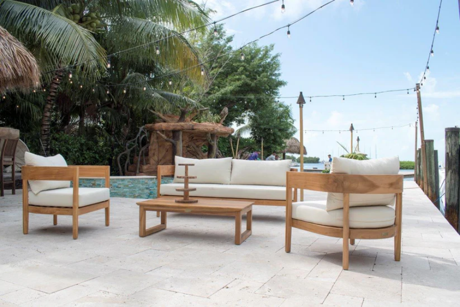 Bali 5 PC Seating Set SKU: PJO-3601-NAT-5PC