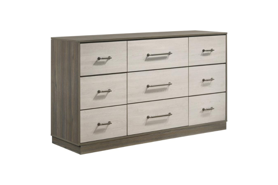 Fenwick 9-drawer Dresser Grey Oak 224983