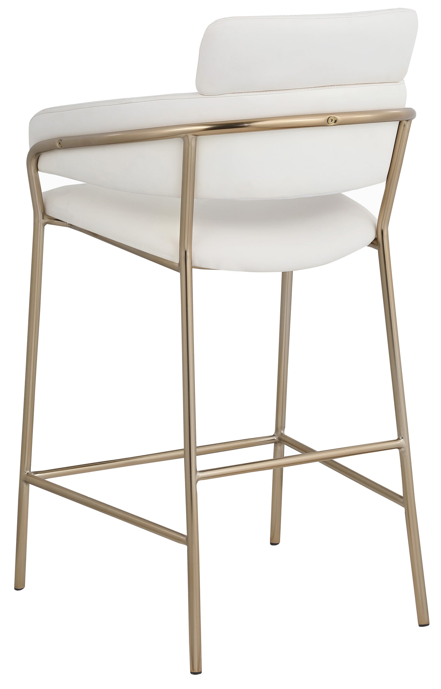 Yara Faux Leather Counter Stool SKU: 550Cream-C