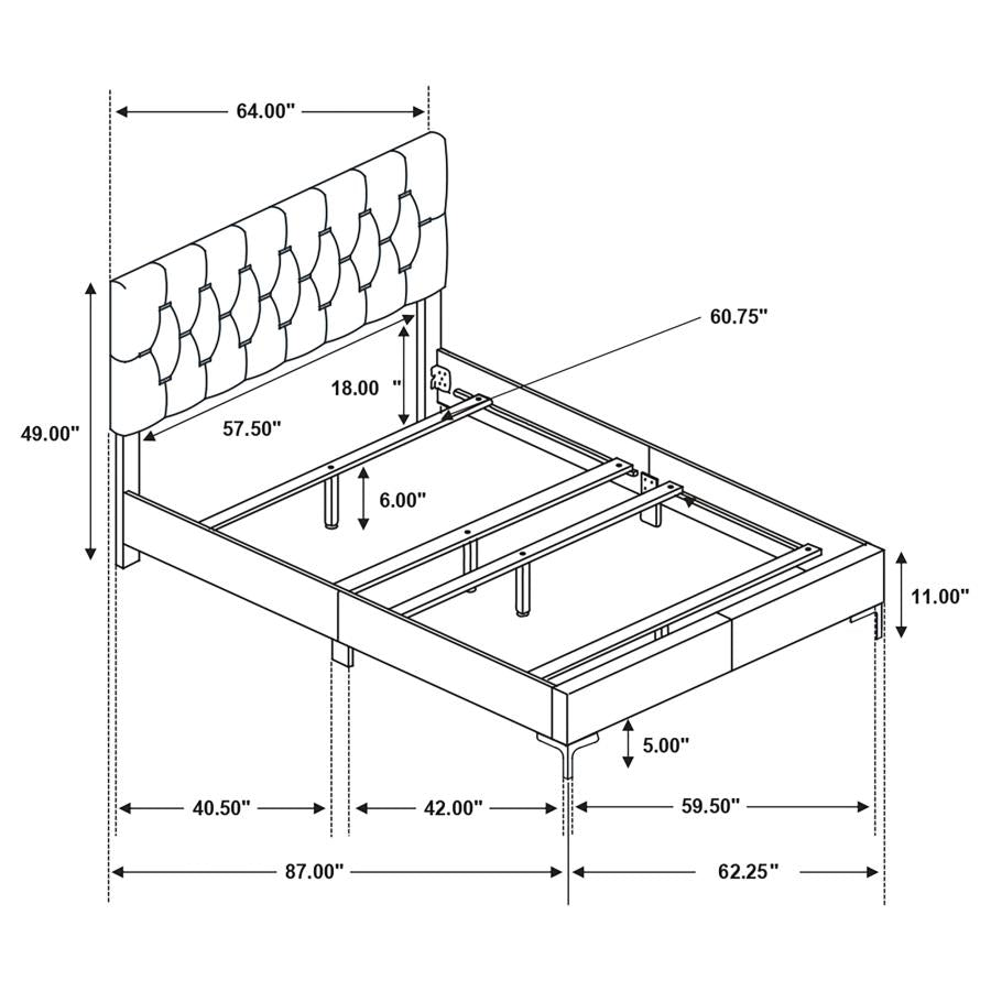 Kendall Bedroom Set White