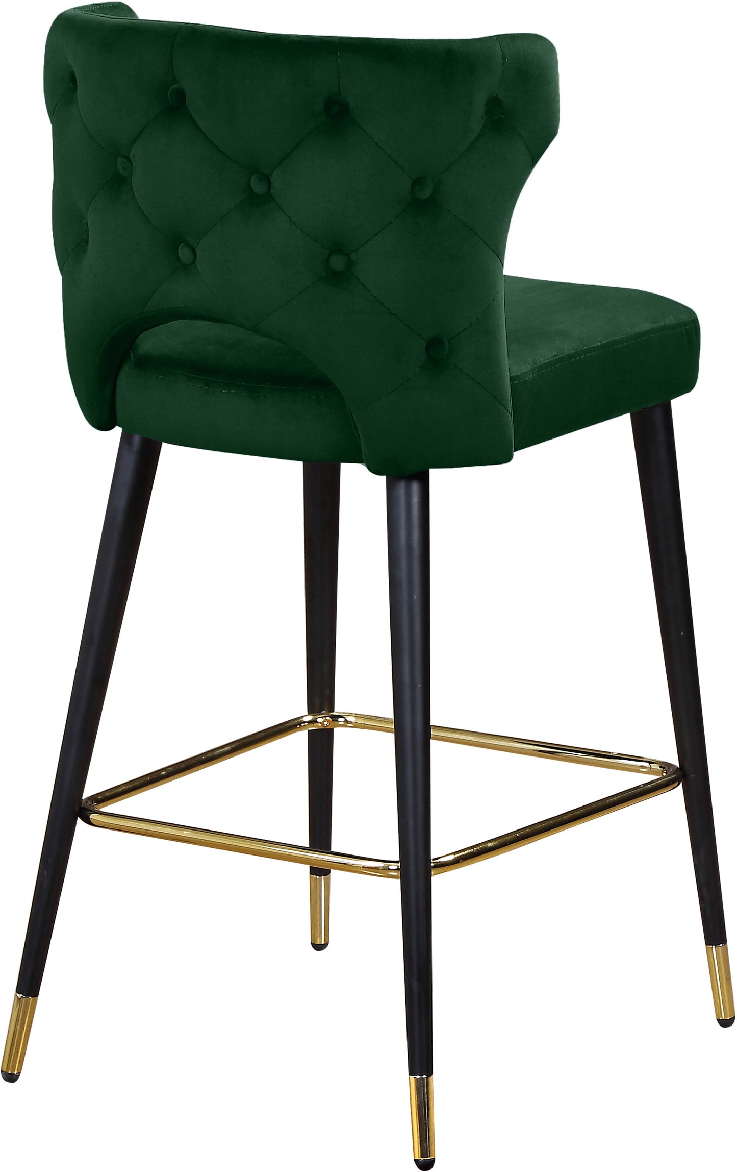 Kelly Velvet Counter Stool SKU: 791Green-C