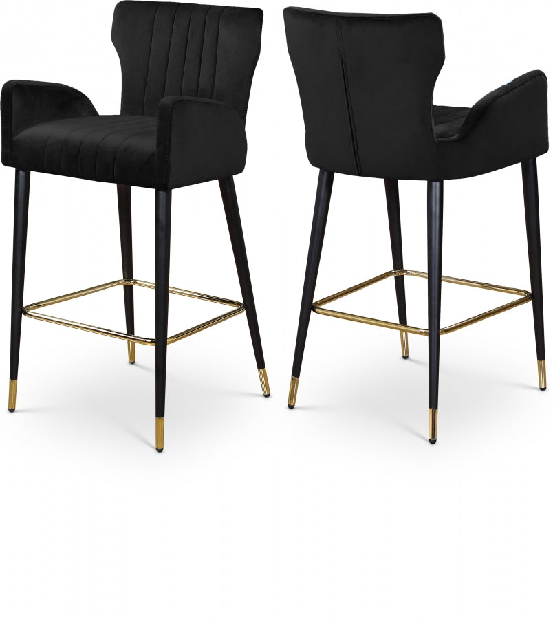 Luxe Velvet Counter Stool SKU: 792Pink-C
