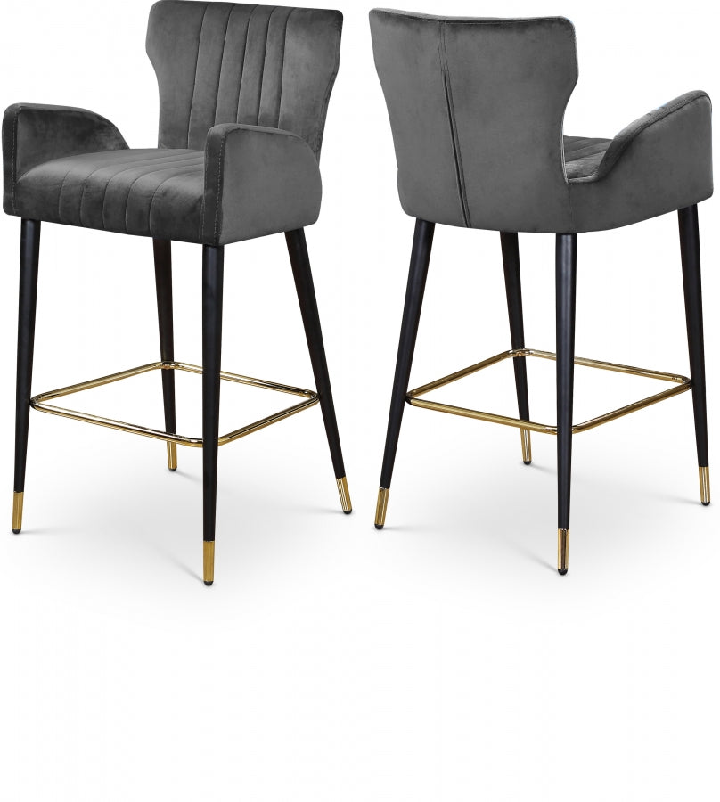 Luxe Velvet Counter Stool SKU: 792Pink-C