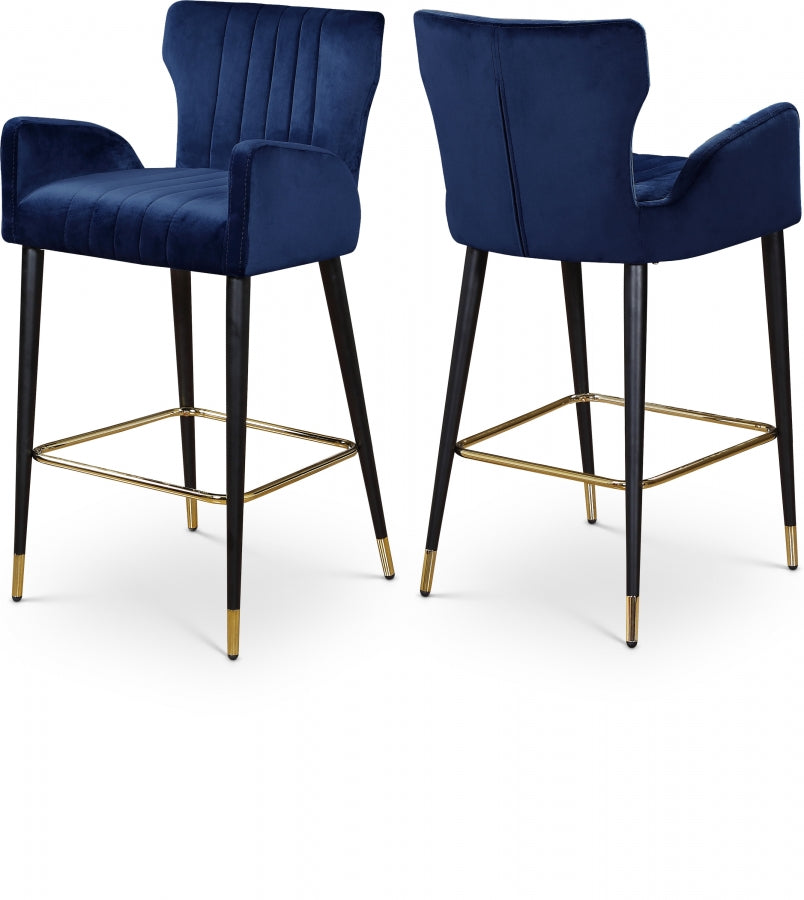 Luxe Velvet Counter Stool SKU: 792Pink-C