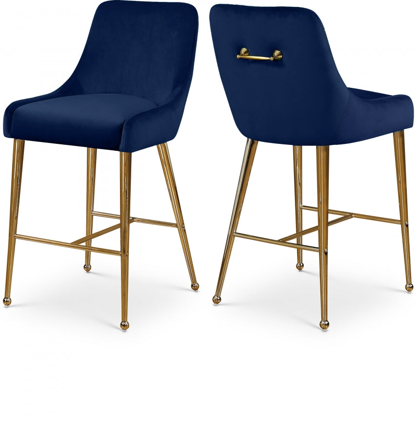 Owen Velvet Counter Stool SKU: 745Black