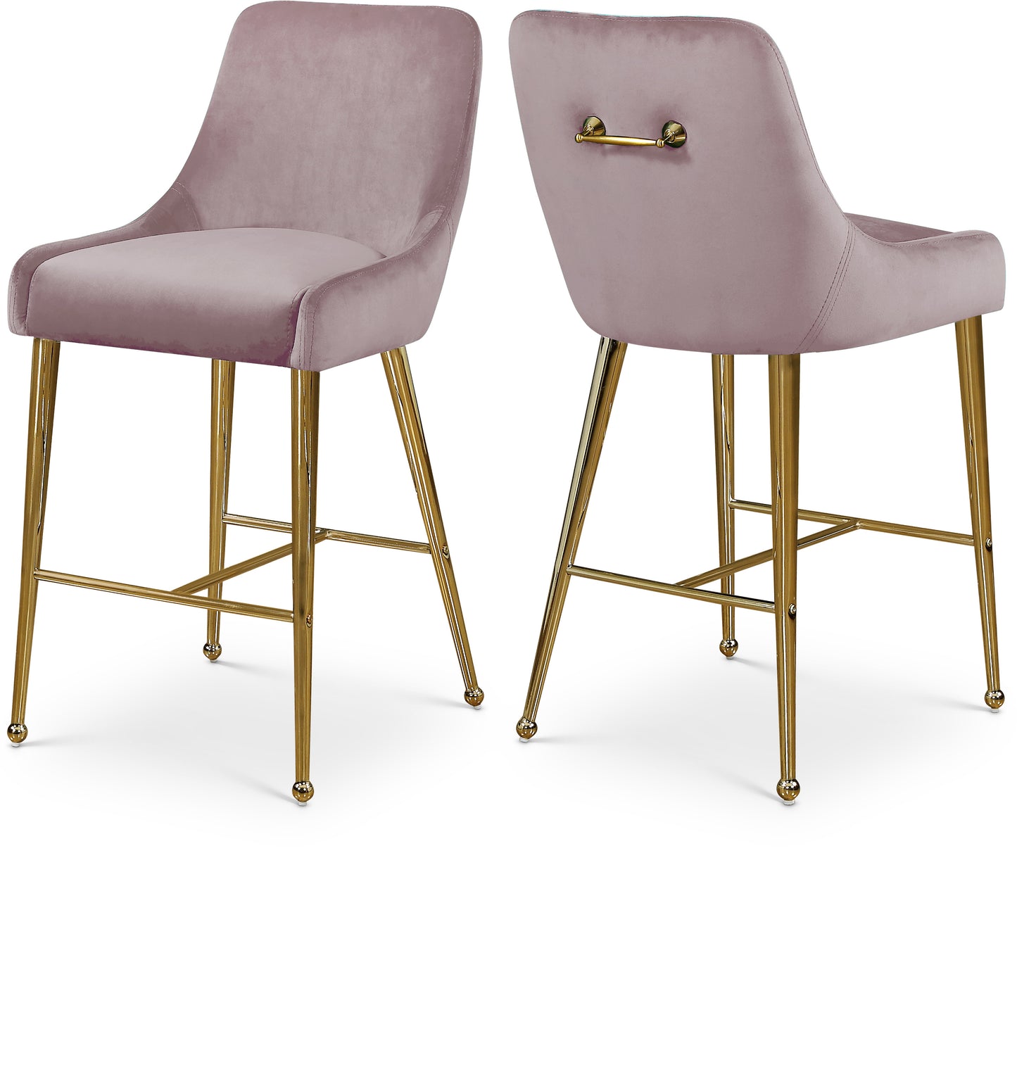 Owen Velvet Counter Stool SKU: 745Black
