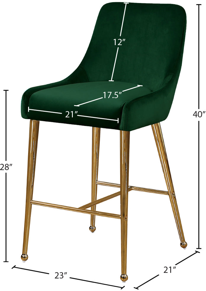 Owen Velvet Counter Stool SKU: 745Black