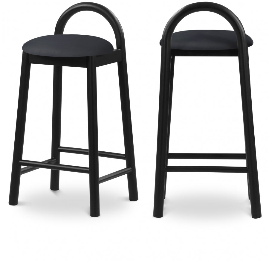 Calvin Faux Leather Counter Stool SKU: 476Cream-C