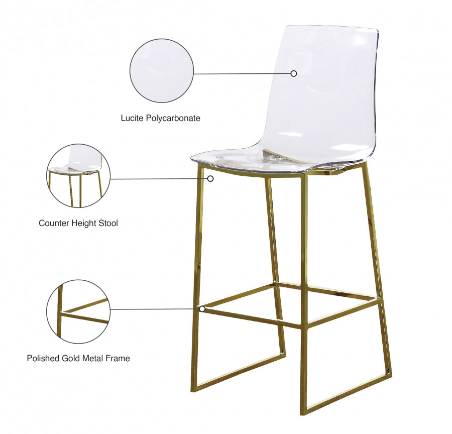 Lumen Gold Counter Stool SKU: 719