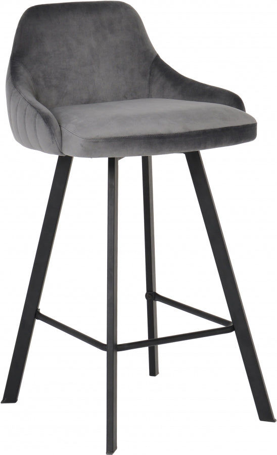 Viviene Velvet Counter Stool SKU: 761Navy
