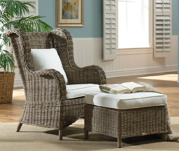 Exuma 2 PC Occasional Chair Set w/beige cushion