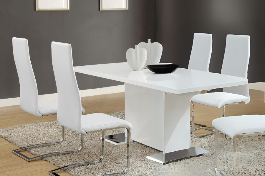 Montclair Upholstered Dining Side Chair Grey (Set of 4) 100515GRY