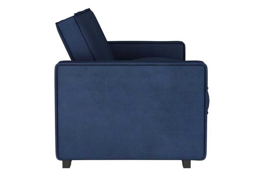 Sofá cama convertible tapizado Gretchen azul marino 360240