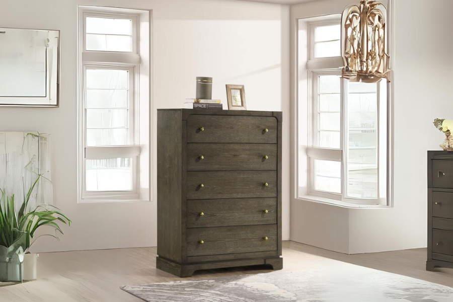 dark brown 5 drawer dresser Tandisport - Five Drawer Chest