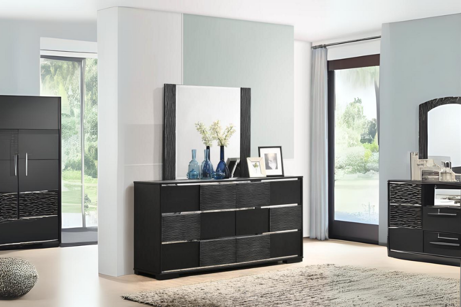 Blacktoft - 6-Drawer Dresser - Black Blacktoft - 6-Drawer Dresser - Black