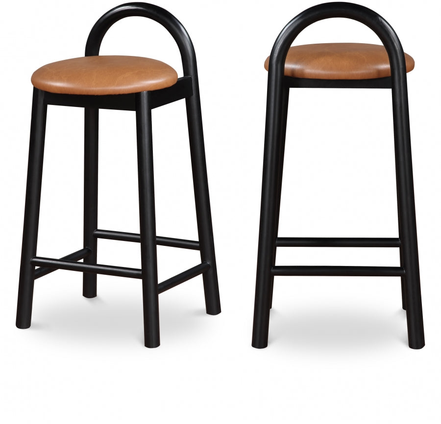 Calvin Faux Leather Counter Stool SKU: 476Cream-C