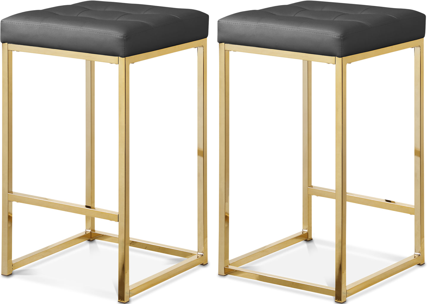 Nicola Faux Leather Counter Stool SKU: 907White-C