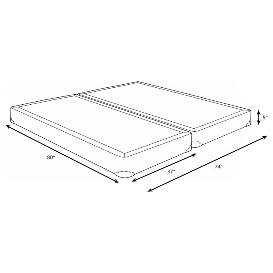 Mercer 5-inch Split Eastern King Low Profile Foundation 350415KE