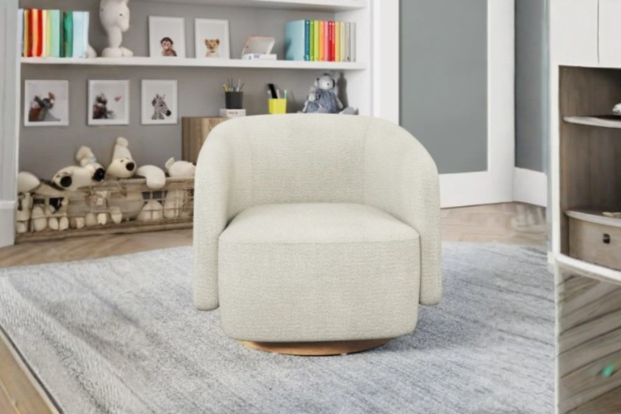 Henredon Mini Murphy Kids Swivel Accent Chair – Venini Furniture Henredon Mini Murphy Kids Swivel Accent Chair – Venini Furniture