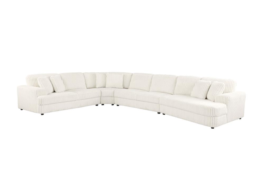 Emberson 4-piece Upholstered Modular Sectional Sofa Ivory 508851-SEC