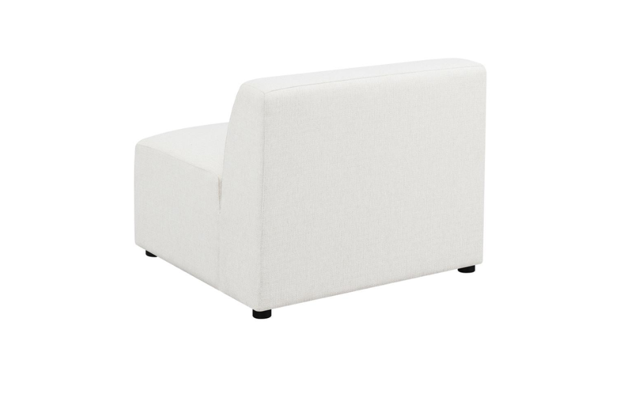 Sofá modular seccional tapizado Freddie de 7 piezas color perla